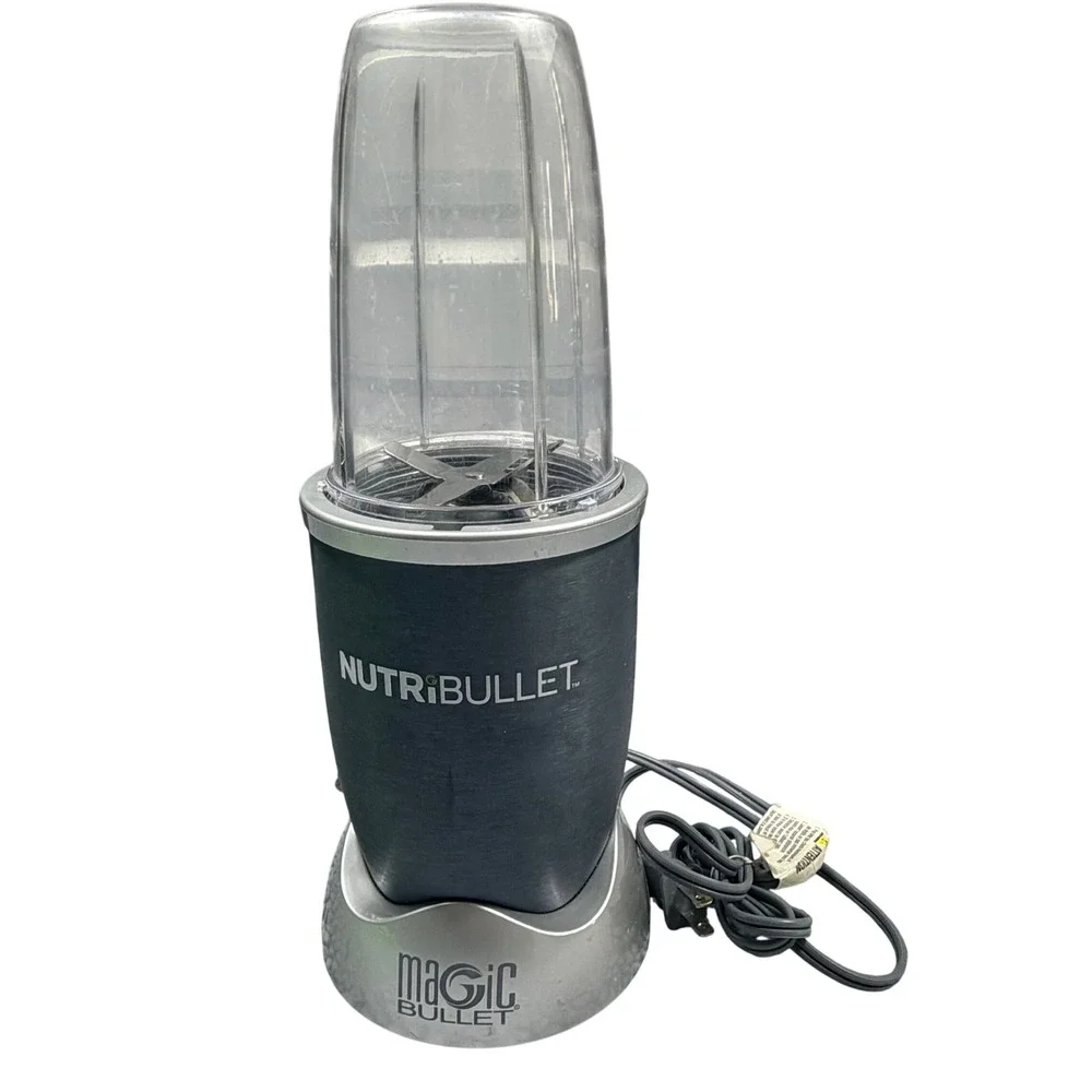 NutriBullet Magic Bullet Blender NB-101B 600W Gray Personal Smoothie Maker 2 Cup